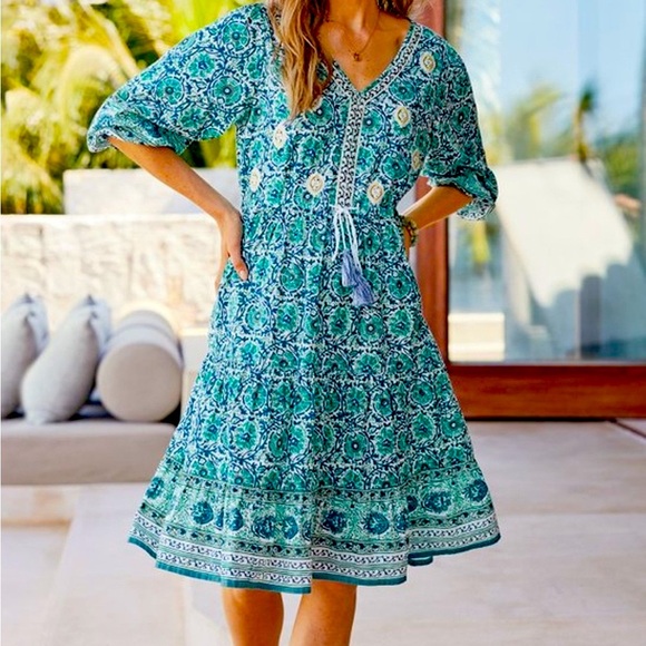 Soft Surroundings Nerissa Dress sz Lg - Picture 1 of 7